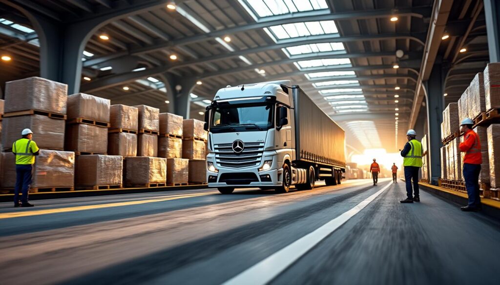 Organiser le chargement industriel via un pont logistique