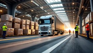 Organiser le chargement industriel via un pont logistique