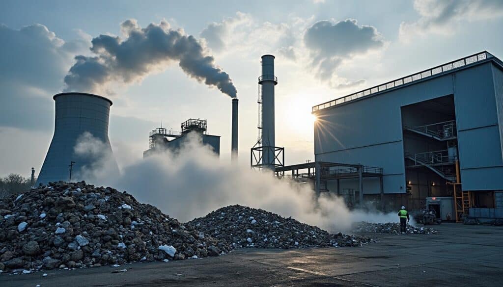 Comment fonctionne la valorisation énergétique des déchets industriels via un incinérateur ?