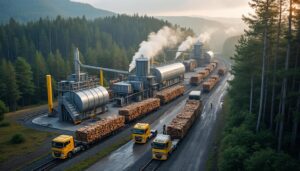 L'alimentation des process énergie par une station biomasse