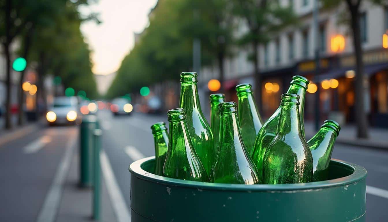 Illustration: Comprendre le rôle essentiel des conteneurs pour le tri du verre