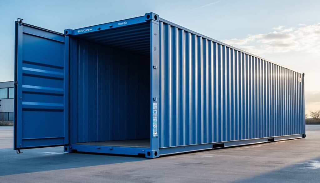 Dimension du container 40 pieds high cube : mesures et usages clés