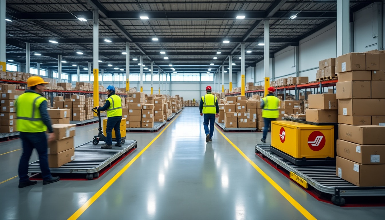 Plateforme logistique de La Poste : performance et solutions flexibles